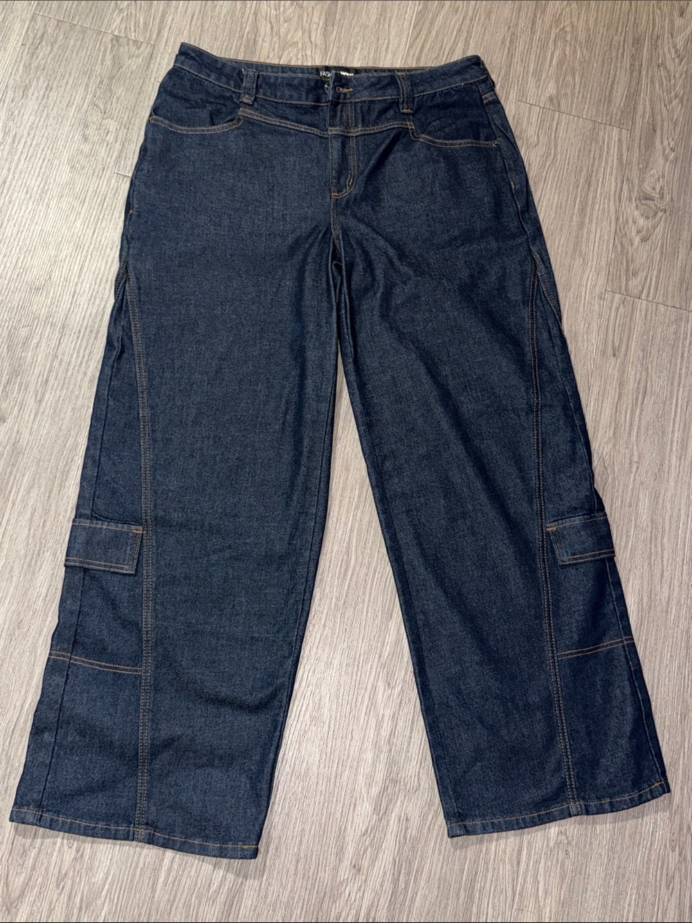 Fashion Nova Real Denim Carpenter Jean Size 15